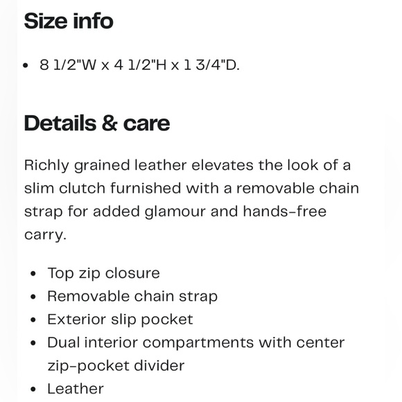 All Saints Leather Pouch - Picture 6 of 6